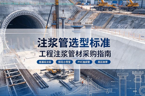 抚顺注浆管选型标准